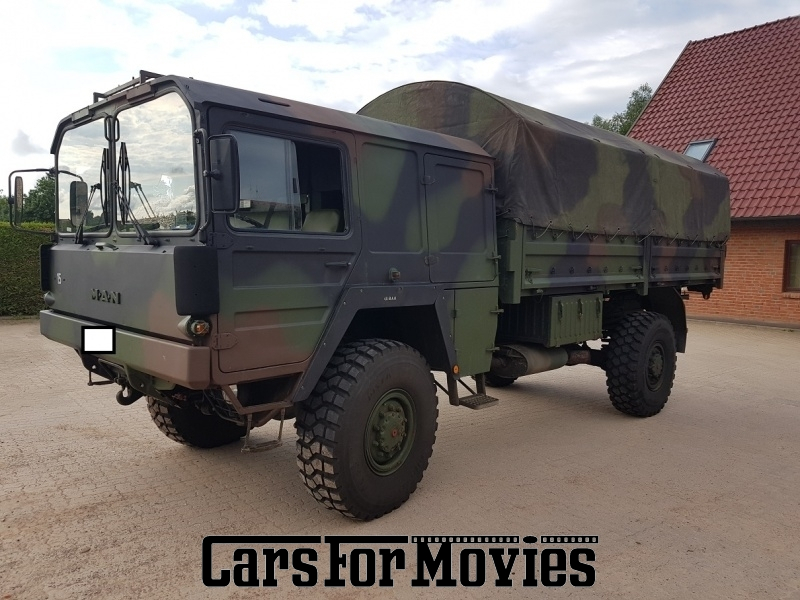 CarsForMovies | MAN KAT 1 1986 Deutschland Grün Grün Militärfahrzeug LKW Niedersachsen 4554 Kat1 KatI Kat I Militärfahrzeug Bundeswehr Flecktarn Seilwinde Nato Camouflage 